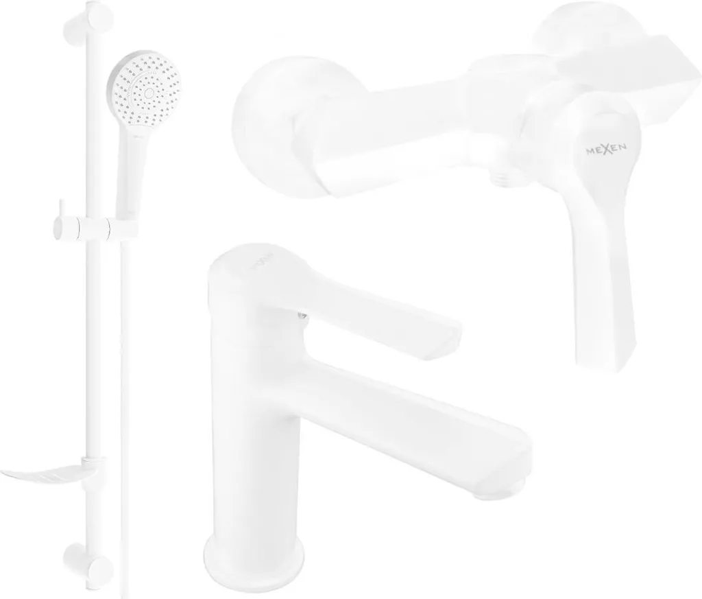 Offerta Set Doccia Mexen Sabre DF05 Bianco 72104DF05-20 - Prezzo Top