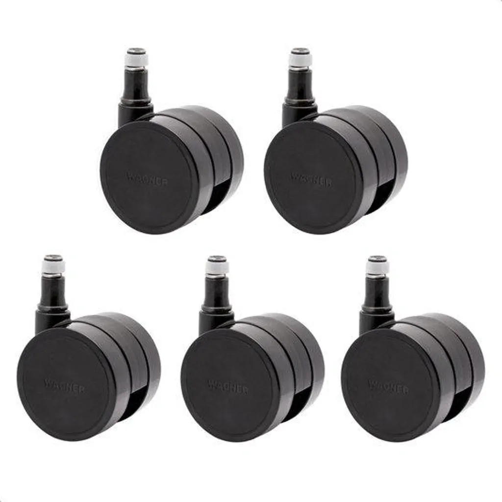 Roulettes de Rechange pour Fauteuil Bureau WAGNER Ø 50 mm Lot de 5
