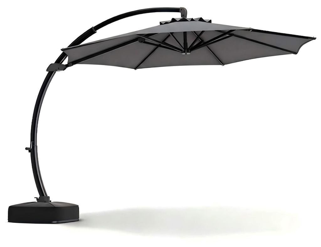 KOMFOTTEU Sonnenschirm 330 cm, Ampelschirm mit Ständer, Produktbild 