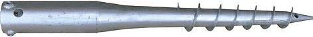 Vite da terra GSA02, Zincata, A 800x68x1,8 mm, 3xM8 Immagine del prodotto 