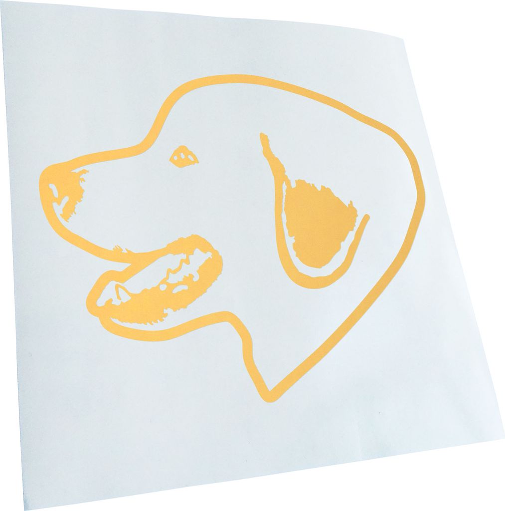 Kiwistar - Autoaufkleber - Great pyrenees Hund - Creme - 30x23cm - Aufkleber für Auto, Laptop, Fahrrad, LKW, Motorrad mehrfarbig JDM Decal Racing