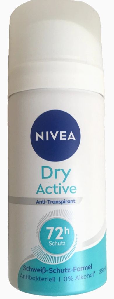 Nivea Dry Active Mini Travel Deodorant Spray Anti-Transpirant 35ml
