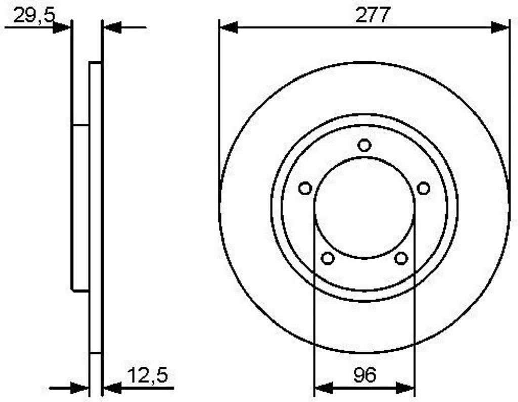 Fini les Vibrations au Freinage avec les Disques BOSCH pour DAIHATSU Feroza