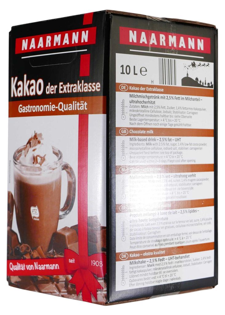 Naarmann H-Kakao Milchmischgetränk 10L BIB Produktbild 