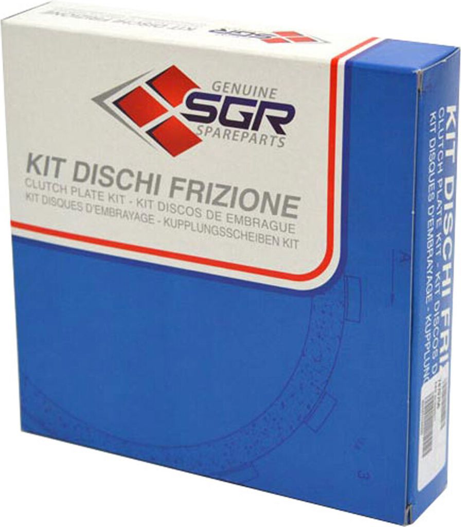 SGR Racing Kupplungsbeläge Kit mit Dichtungen und doppelt federstahl für PIAGGIO