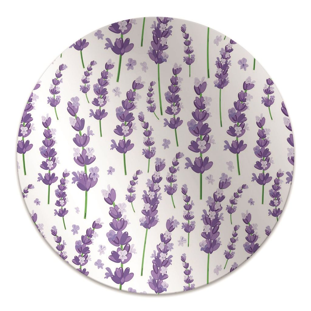 Rundmatte - Stuhlunterlage Bürostuhlunterlage - Rund Ø 100 cm - Bodenmatte - Fußmatte - Lavendel