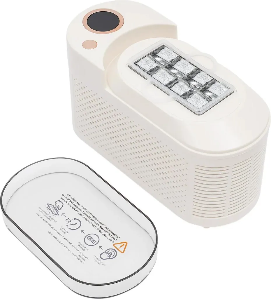 Mini machine à glaçons de table 12V - Appareil compact blanc préparation rapide - 7