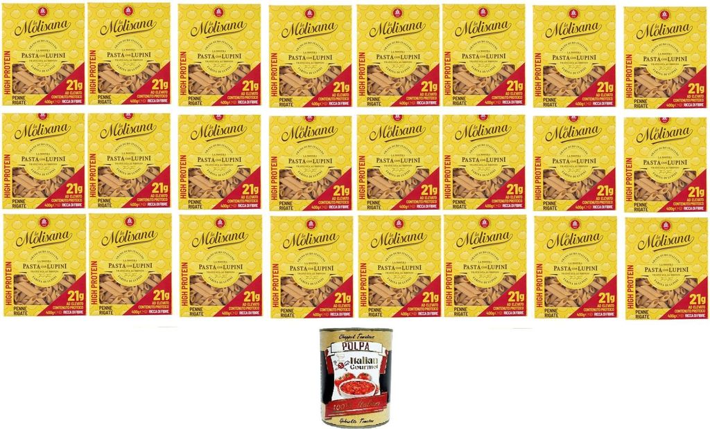 La Molisana, Penne rigate mit Lupinen, Protein-Tagliatelle Produktbild 