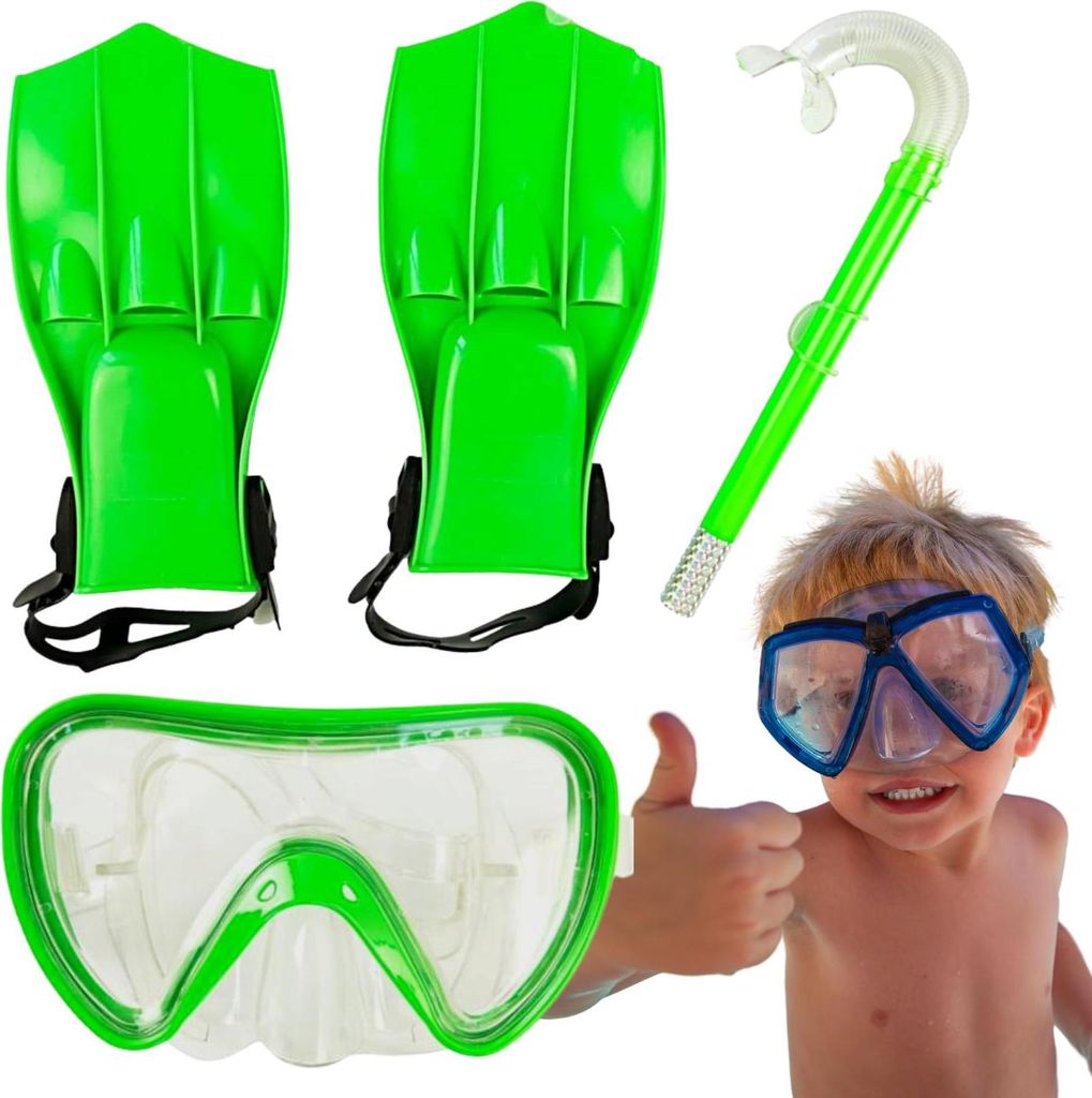Set Da Immersione: Occhiali, Pinne, Maschera, Bambini Immagine del prodotto 