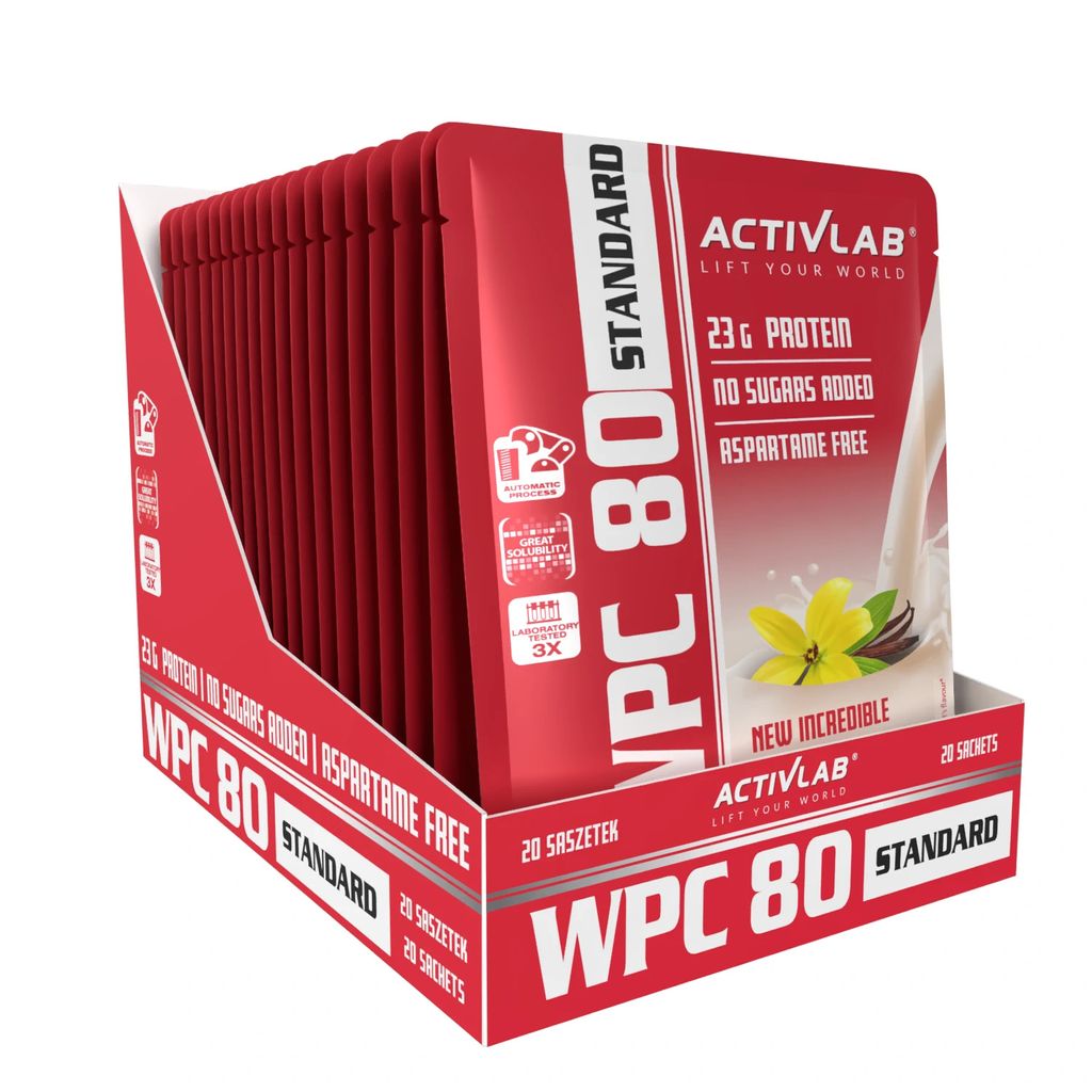 Activlab WPC 80 Standard, 20 bustine da 30 g, gusto Immagine del prodotto 