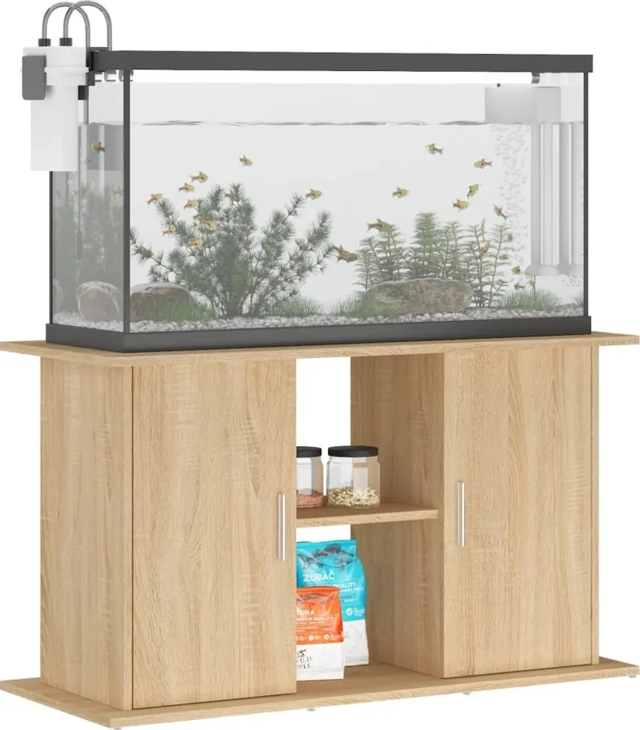 Supporto Acquario 101x41x58 cm Rovere Sonoma - Mobile Robusto vidaXL - 3