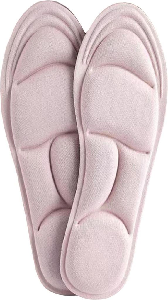 5D-Einlegesohlen für Schuhe, atmungsaktive Laufsport-Einlegesohlen, Fußgewölbeunterstützung, Plantarfasziitis-Schuhpolster, Memory Foam-Schuhei...