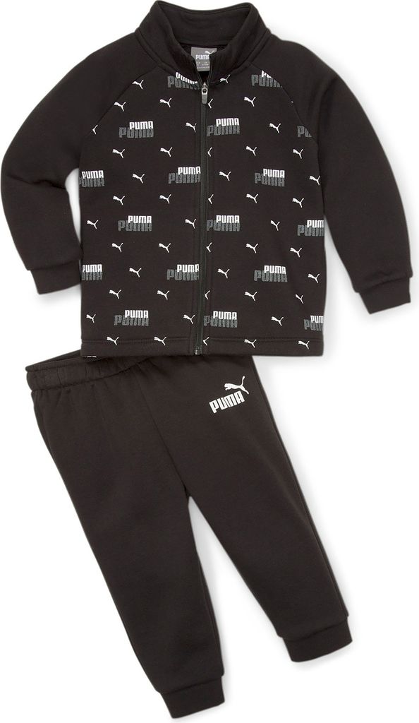 PUMA Minicats Print Fleece Jogginganzug Baby 01 - puma black 86