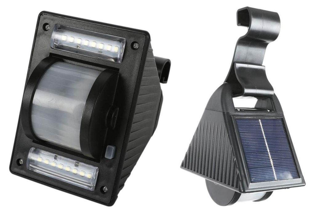 Solar LED Dachrinnenleuchte Gartenleuchte Solarlampe Produktbild 