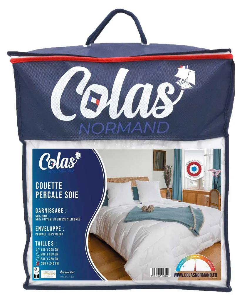 Grande Couette Moelleuse 240x260 cm pour Lit King Size Colas Normand