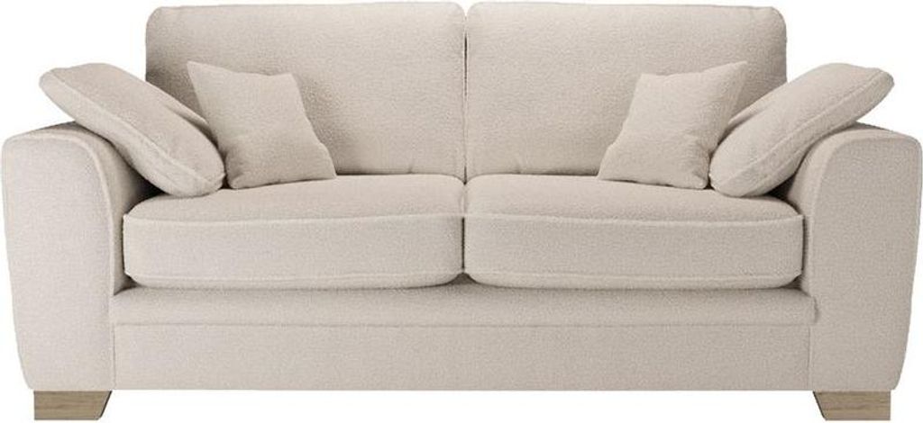 2-Sitzer-Sofa Ronay-Teddy latte-wax black
