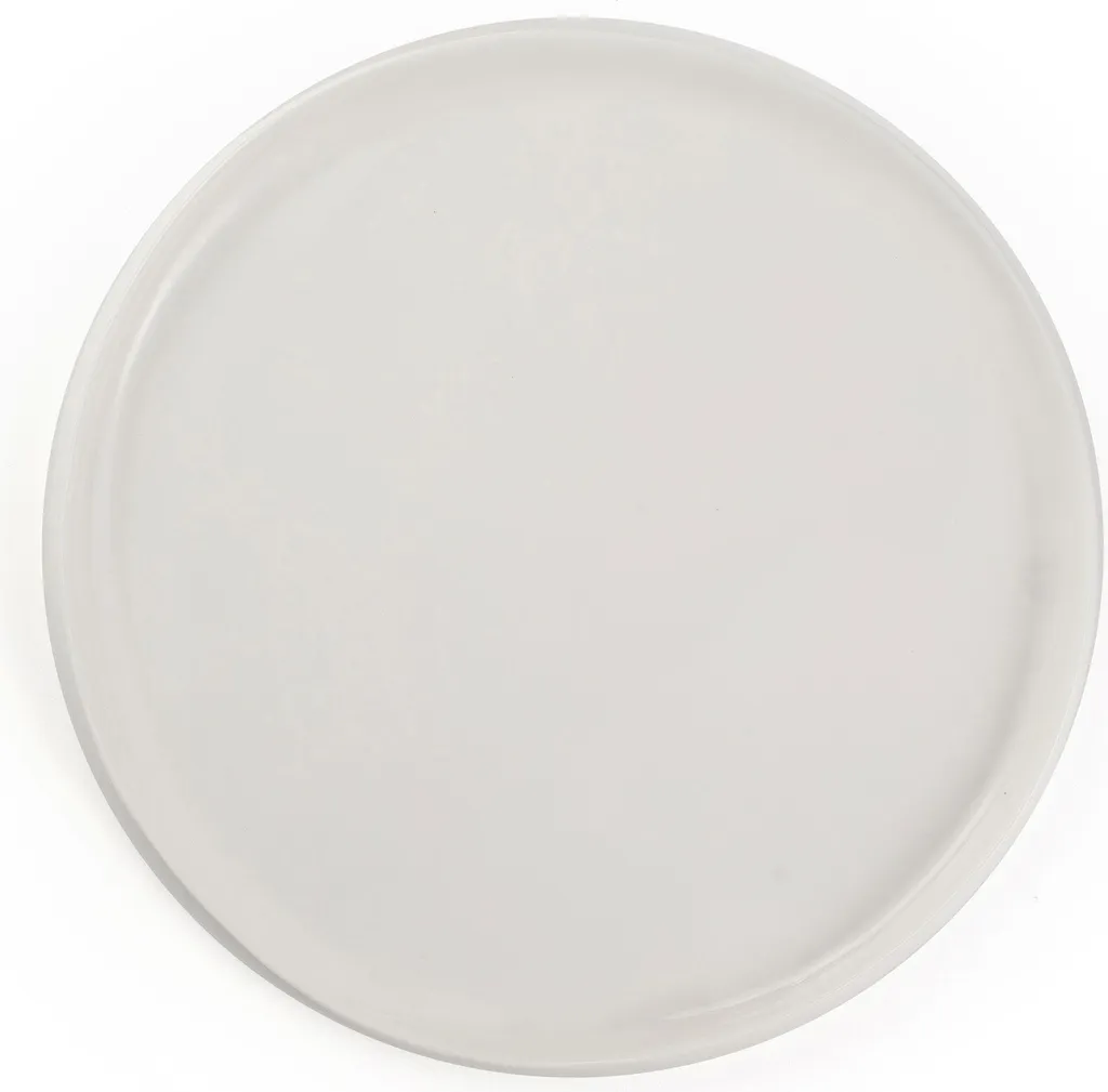 Assiette plate durable 29 cm ivoire anti-rayures lavable au lave-vaisselle