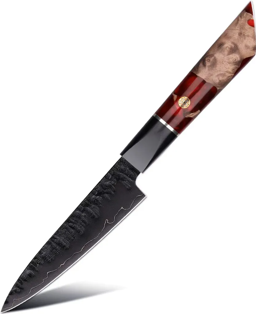 Coltello da Cucina Damascato Enjin Utility - Design Elegante e Prestazioni Eccellenti KP37392