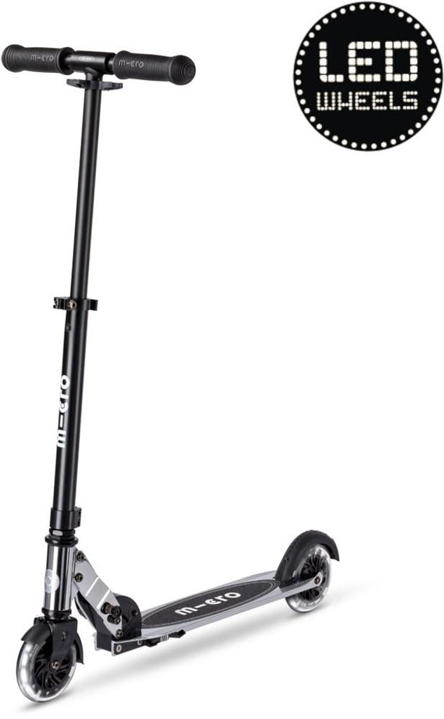 Micro Scooter Micro Sprite LED Silverchrome - Kinderroller Produktbild 