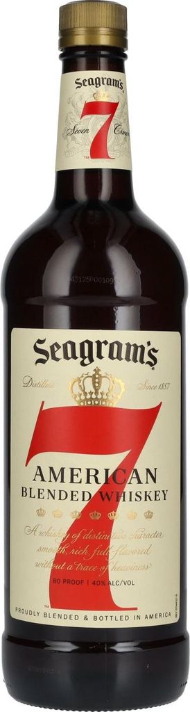 Seagram's 7 Crown American Blended Whiskey 40% Vol. 1l