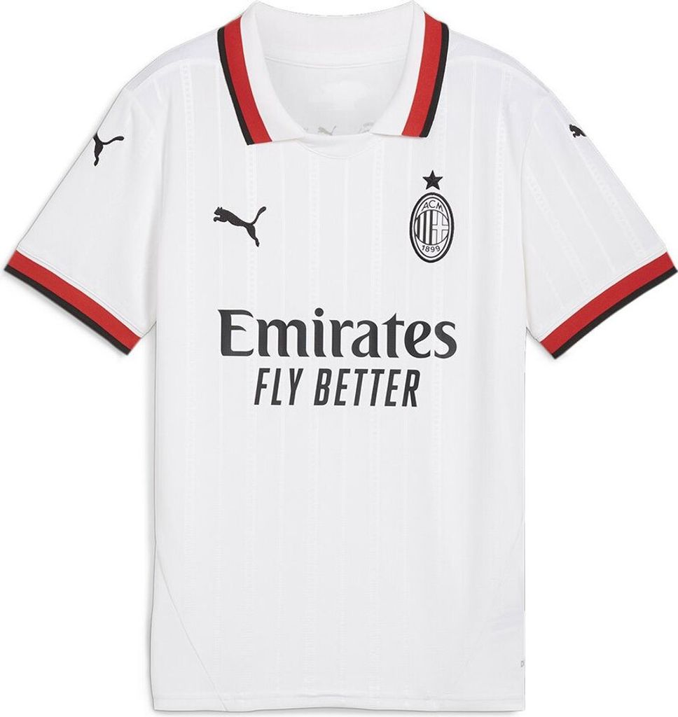Puma Ac Milan Auswärtstrikot Junior-kurzarm-t-shirt Weiß 9-10 Years Weiß 9-10 Years