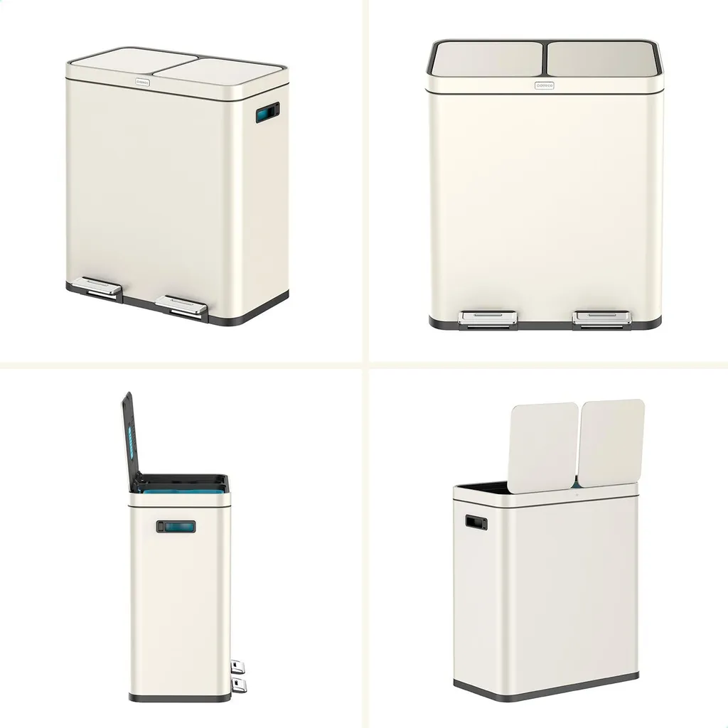 Poubelle anti-odeurs 60L Deleca : finis les mauvaises odeurs et bruits - 5