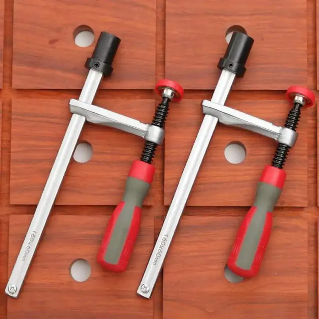 Serre-joint à vis pour fixation sur table MFT - 2 pièces 20mm métal - 8