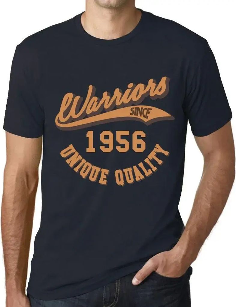 Herren Grafik T-Shirt Krieger seit 1956 – Warriors Since 1956 – Geschenk 68. Geburtstag Jahrestag 68 Jahre Jubiläum 68 Jährige Mann Jahrgang ...