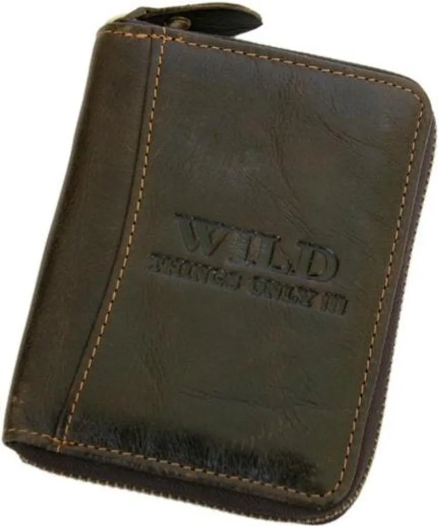 Portefeuille en cuir Wild Things Only : format compact et haute qualité