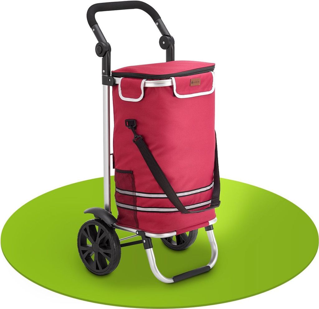 Juskys Einkaufstrolley 3in1 mit 2 Rollen für Shopping - 56 Produktbild 