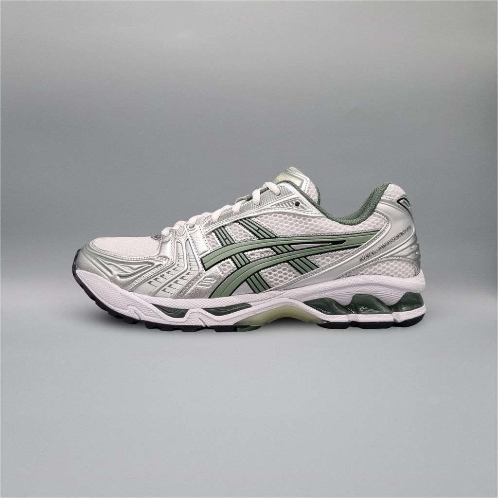 ASICS Gel-Kayano 14 White Pure Silver Slate Grey Sage - 48 Größe: 48