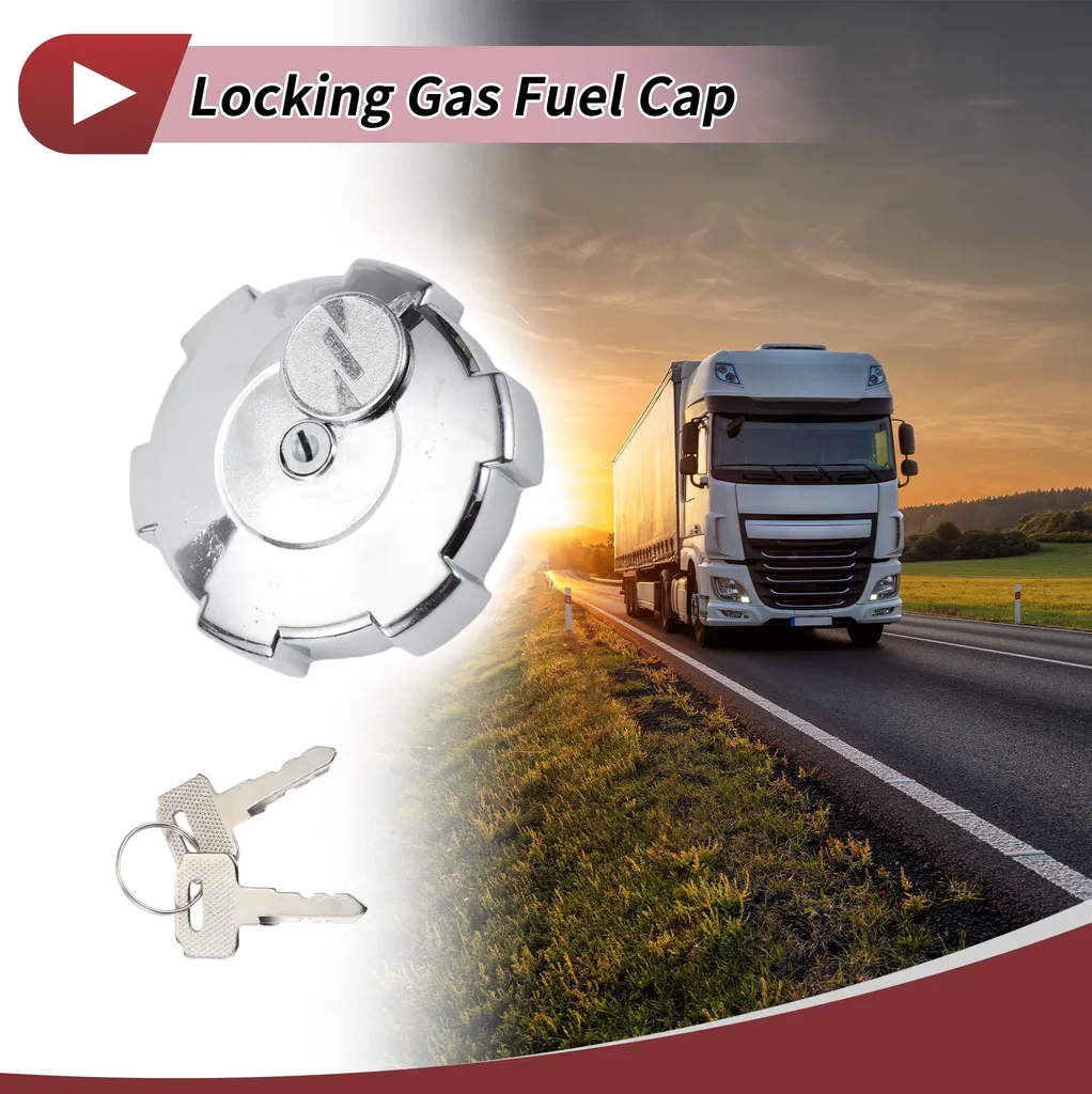 Bouchon de Réservoir Verrouillable pour Camion Volvo et Scania avec 2 Clés