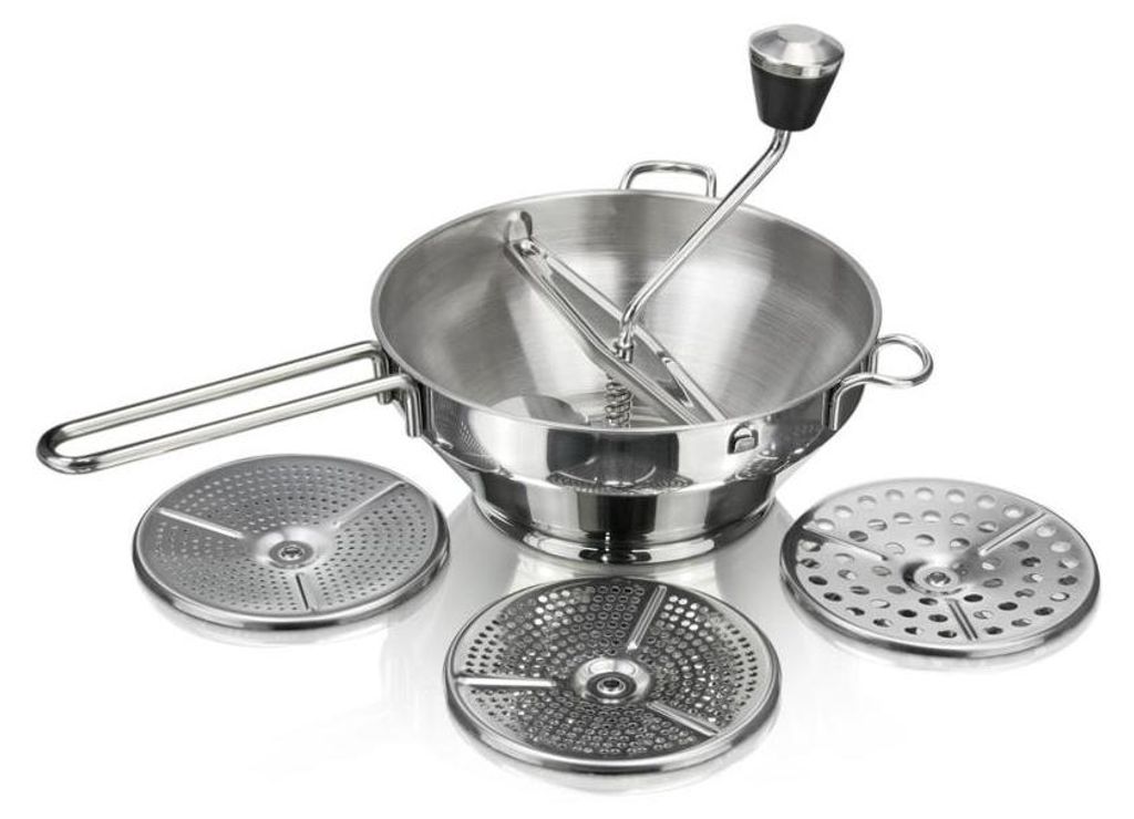 Passiergerät Passiermühle Passiersieb mit 3 Einsätzen Produktbild 