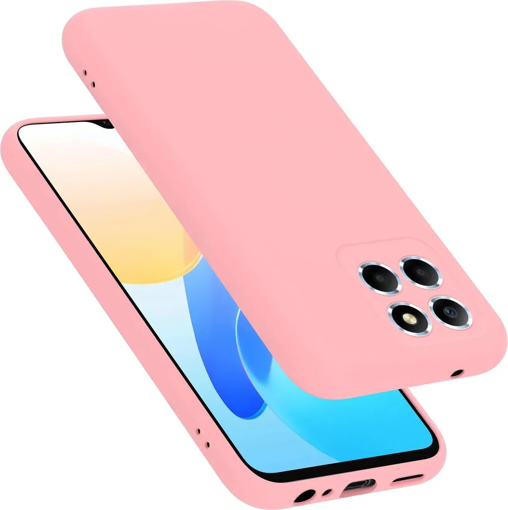 Cover Honor X8 5G Cadorabo Silicone Liquido Slim Case Antiurto