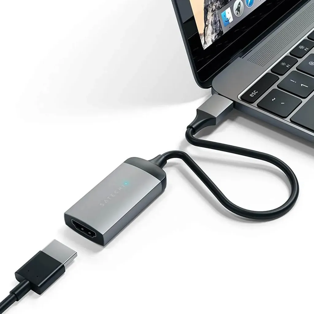 Satechi ST-TC4KHAM Adattatore USB-C HDMI 4K 60Hz Grigio | Offerta - 10