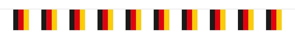 Deutschland Fahnenkette Banner 2,7m Schwarz Rot Gold EM WM Produktbild 