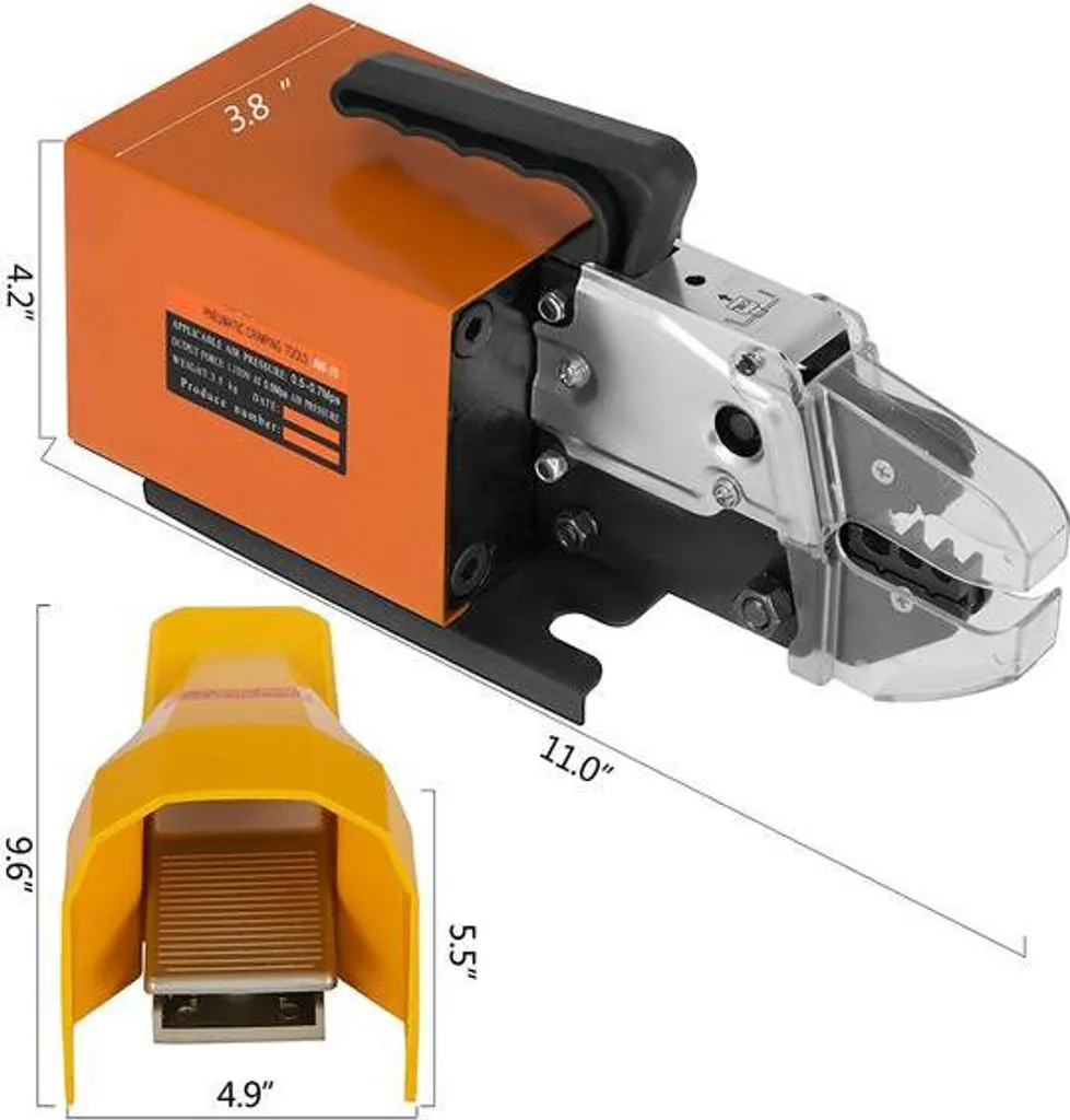 Machine à sertir pneumatique de table AM-10 pour cosses électriques - 3