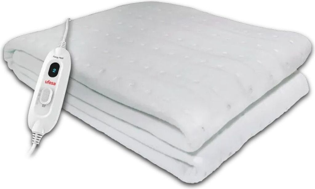 Ufesa Flexy Heat CIE Single Electric Unterbett, 150x90cm, 60W, reversibel, 3 Stufen ofTemperatur, automatische Abschaltung, waschbar