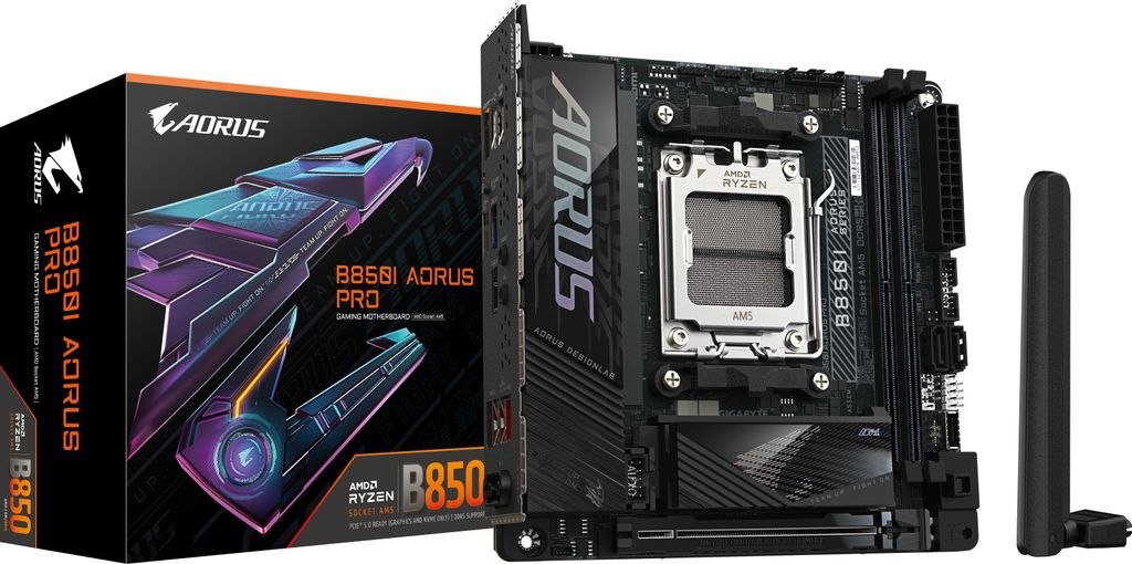 Gigabyte AORUS B850I PRO - Základná doska - Mini-ITX - Obrázok produktu 