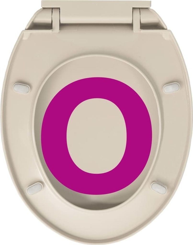 vidaXL Toilettensitz mit Absenkautomatik Aprikose Oval Produktbild 7