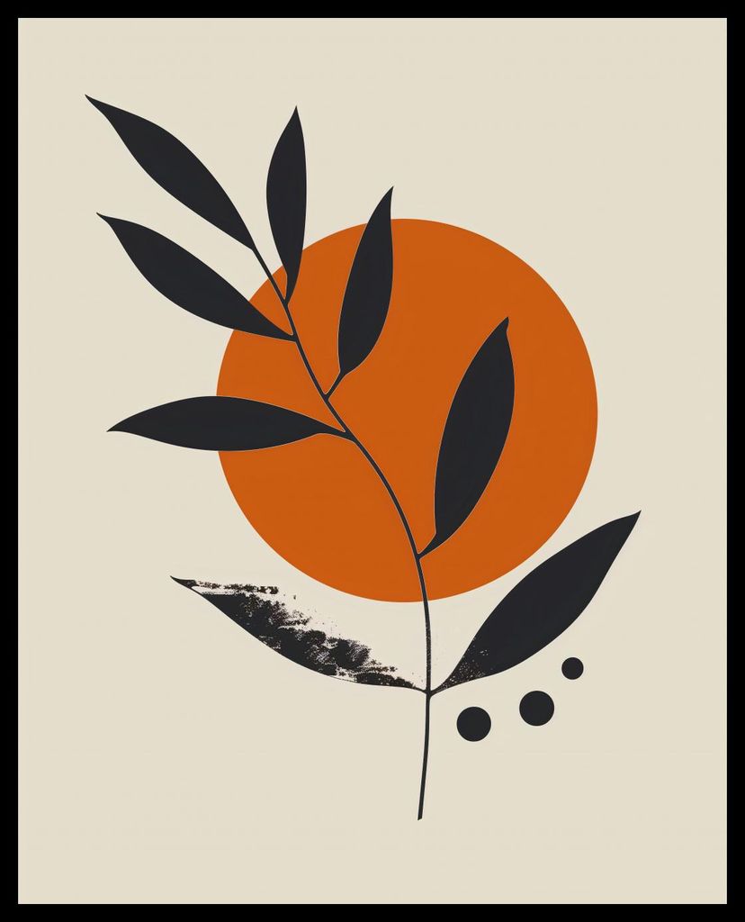 Plakat 40x50cm Belebte Sonne