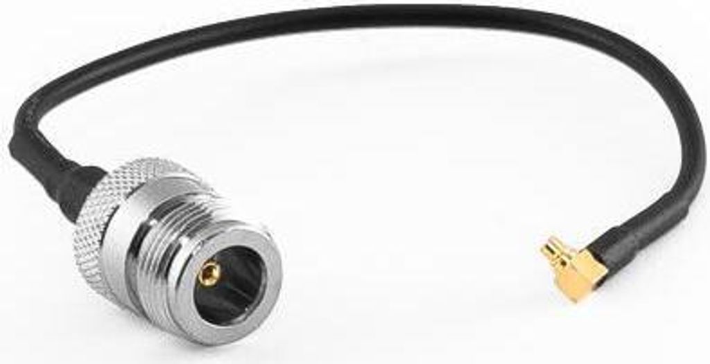 Pigtail N-Buchse zu MMCX-Stecker 18cm, LLC100, 50 Ohm