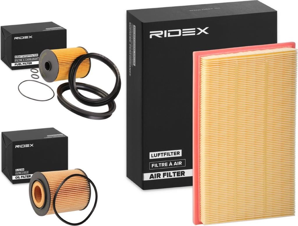 RIDEX Filterset Inspektionspaket Filtersatz für MINI Schrägheck (R50, R53) Cabrio (R52)