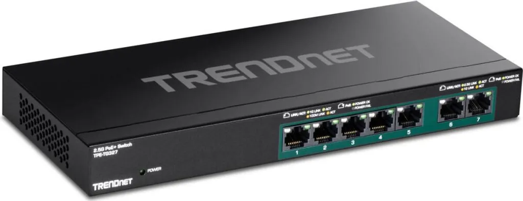 Switch Réseau pour Wi-Fi 6 et NAS : Commutateur PoE 7 ports 2,5G SFP+