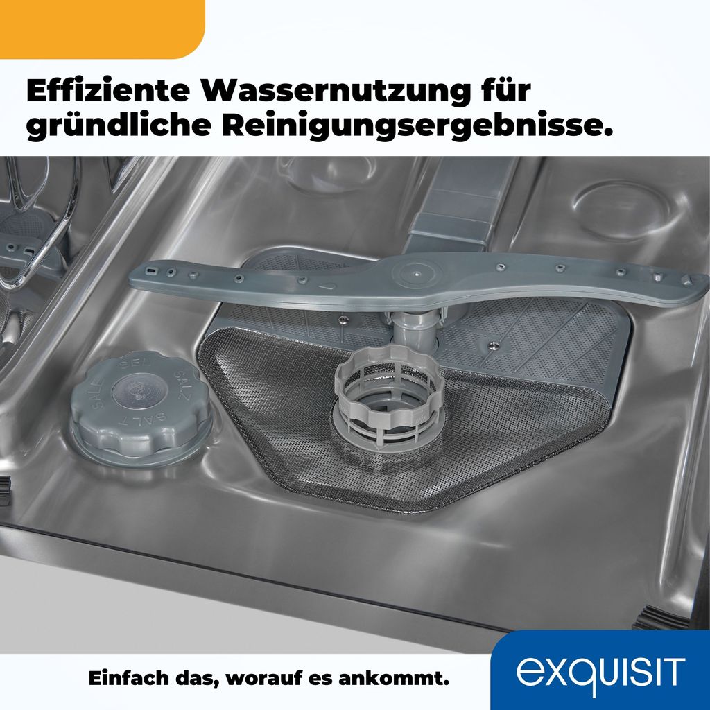 Exquisit Geschirrspüler, 9 Maßgedecke, Spülmaschine 45 cm, Produktbild 9