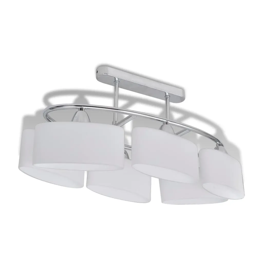 vidaXL Plafonnier au design élégant avec 6 douilles E14 pour salon
