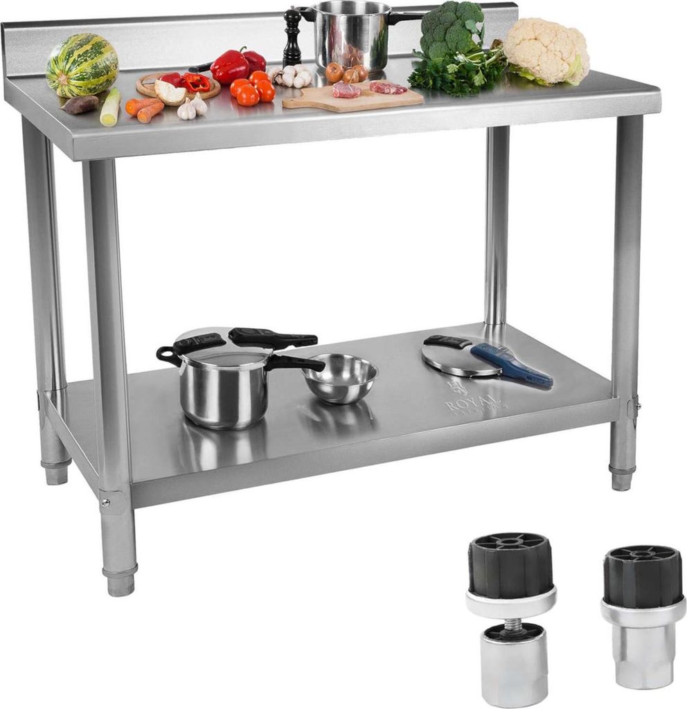 Expondo Royal Catering Table de travail en acier inoxydable Image du produit 