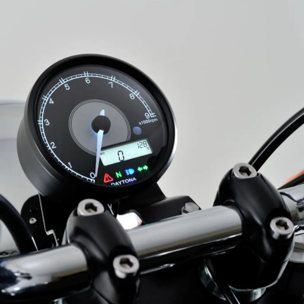 Compteur de vitesse Velona80 pour rénovation moto Cafe Racer 12V
