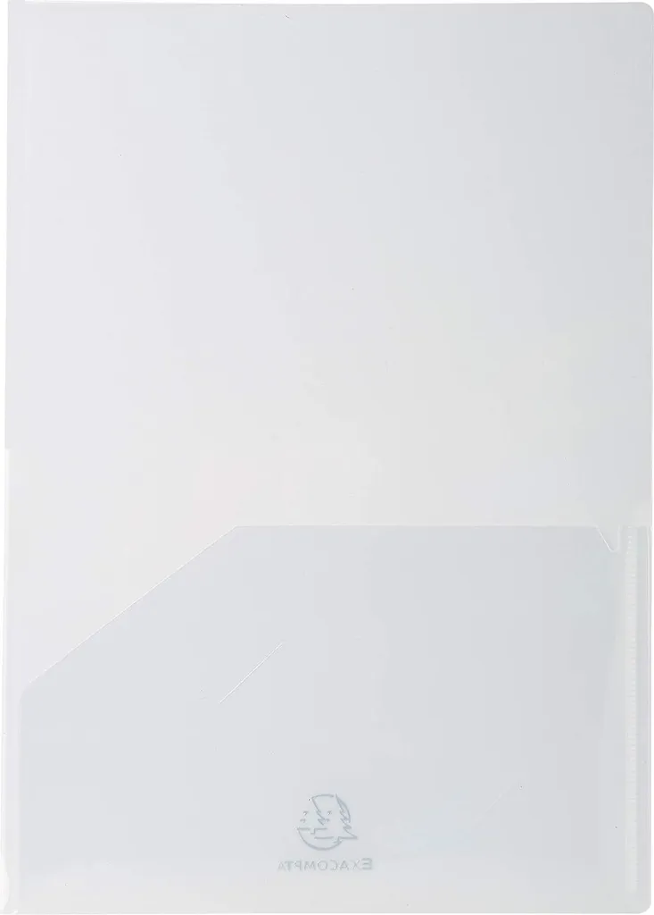 Cartelline Professionali 200 micron PP con 2 Tasche Interne - 10 Pezzi