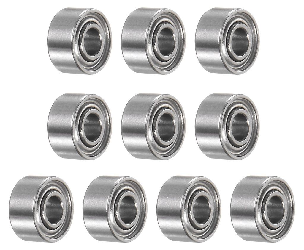 10 Stš¹ck MR52ZZ Rillenkugellager 2x5x2,5mm Chromstahl Miniatur Kugellager Doppelt Geschirmt Pr?zisionslager, P6 (ABEC 3)